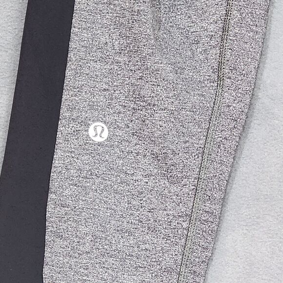 Lululemon Box It Out Tight Heathered Black Size 6 - Picture 10 of 11